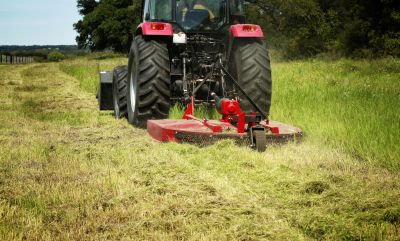 Land Preparation with Bush Hog